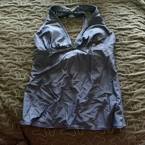 GAP Blue Halter Tankini Top